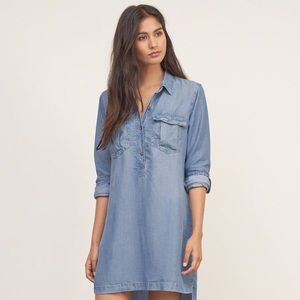 Abercrombie & Fitch Chambray Shirt Dress